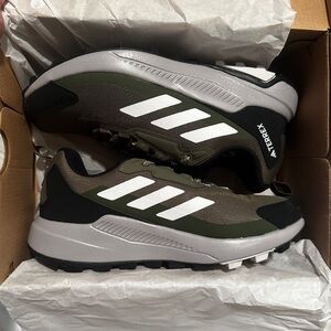 Adidas Women's Terrex Anylander Hiking Green and Black Shoes